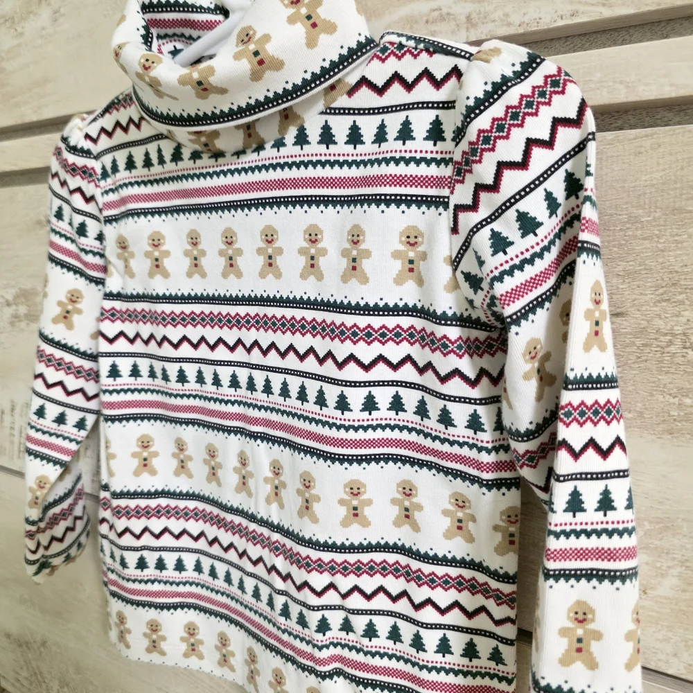 Gymboree White Gingerbread Turtleneck